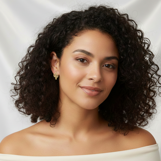 Mini Boucles d'Oreilles Cactus