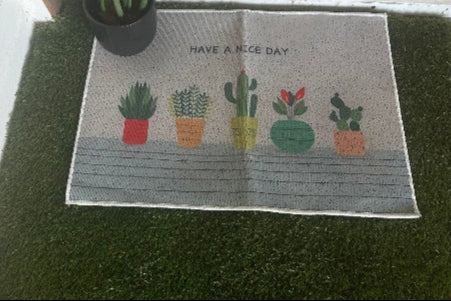 Tapis de porte plantes - Have a Nice Day - Jungle Feed