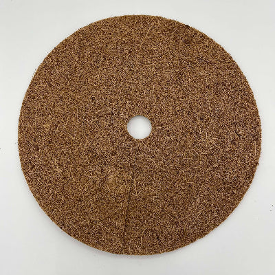 tapis en fibre de coco 30 cm de diamètre pour protéger la plante du gel