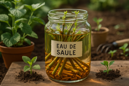 Eau de saule, remède naturel populaire pour favoriser la croissance des plantes