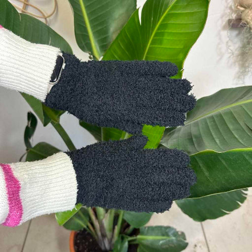 Gants de Nettoyage en Microfibre - Douceur et Efficacité pour Vos Plantes