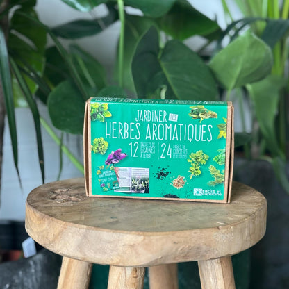 Kit Jardinage – herbes aromatiques & légumes insolites