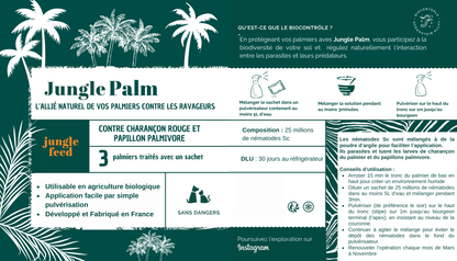 Anti papillons des palmiers - Jungle Palm : la solution naturelle - Jungle Feed