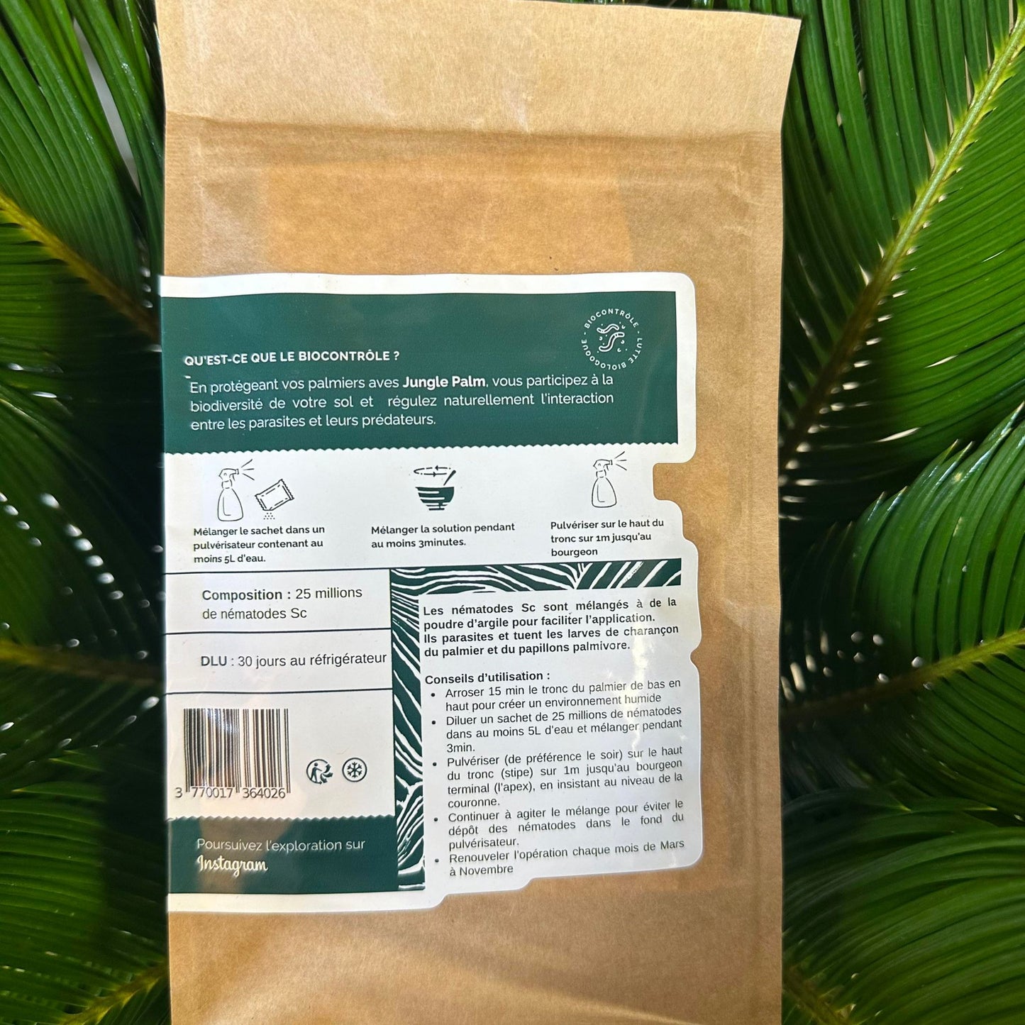 Anti papillons des palmiers - Jungle Palm : la solution naturelle - Jungle Feed