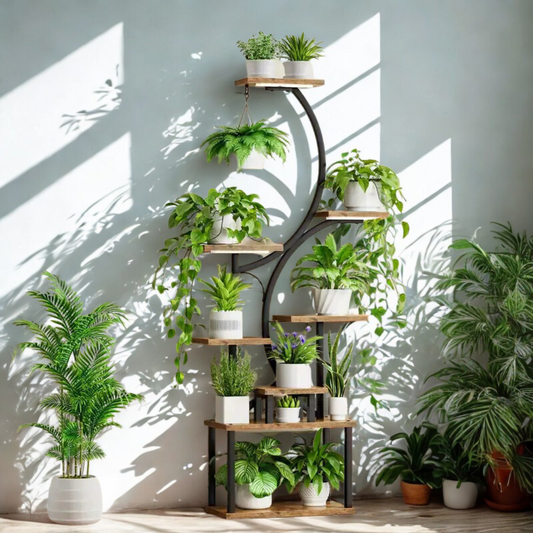 Étagère à plantes à 8 niveaux avec lampes de croissance