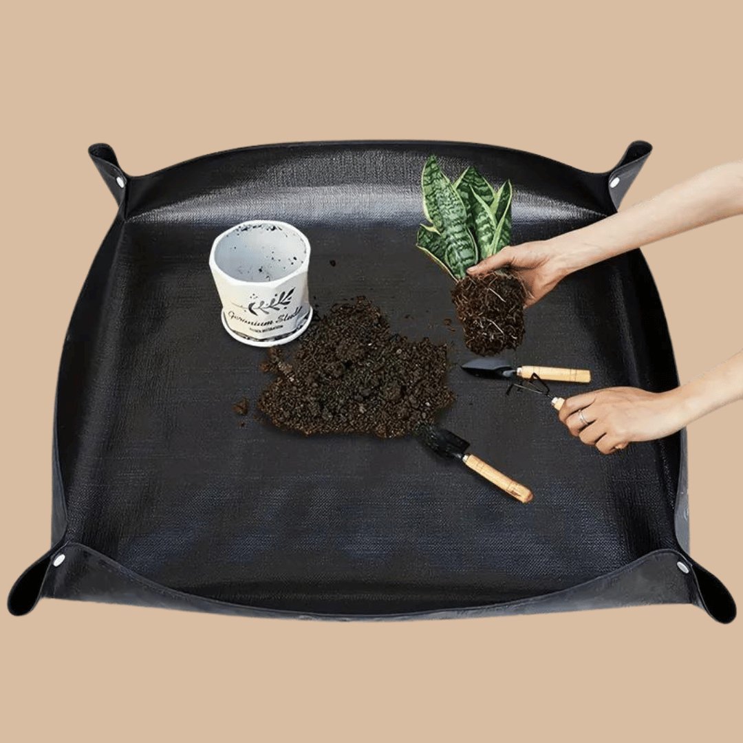 Tapis de Rempotage de Jardin Noir - Idéal pour Rempotage - 50x50 cm - Jungle Feed